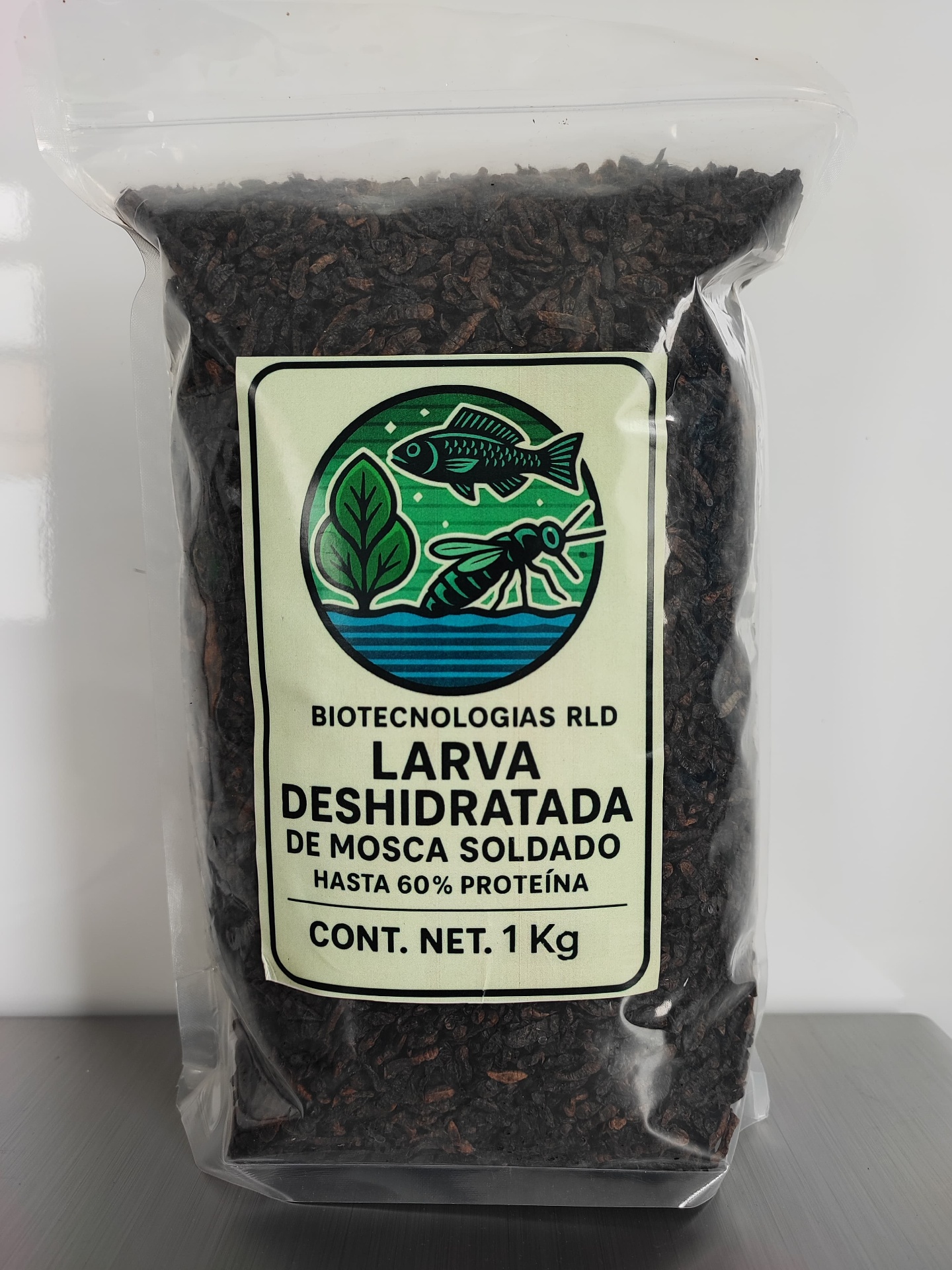 Larva deshidratada 1 Kg